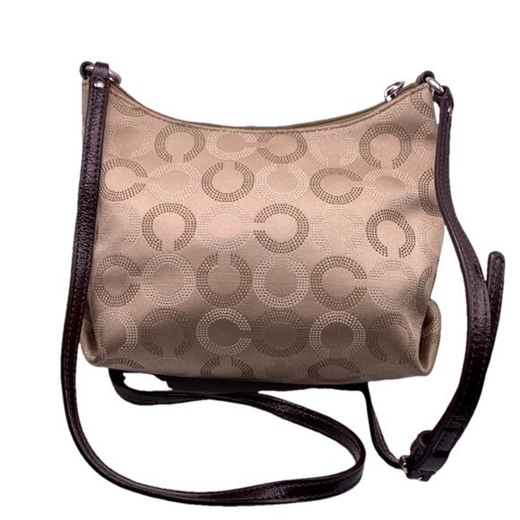 COACH Brown Signature Ashley Crossbody - Picture 2 of 8